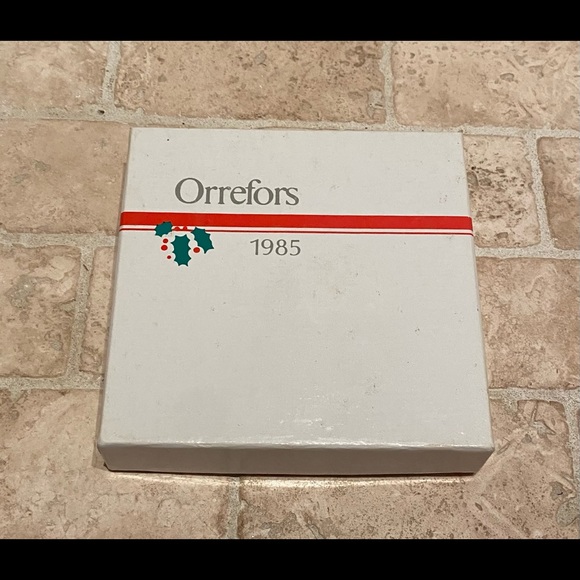 ORREFORS 1985 Angel Crystal Ornament 🎄🎁 - Picture 3 of 3